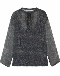 Mare di Latte Tops Et Blouses|Blouse Elene granit encre