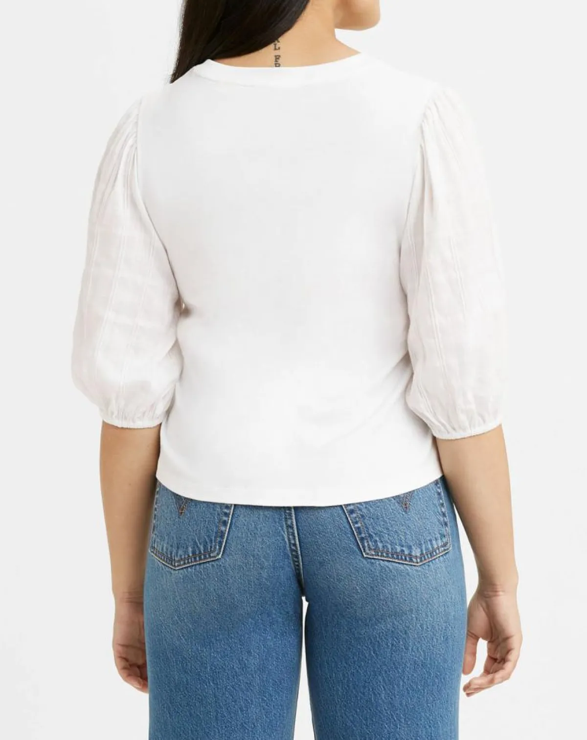 Levi's® Tops Et Blouses|Blouse en Coton Poet blanche
