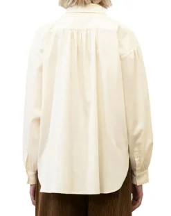 Marc O'Polo Tops Et Blouses|Blouse en Popeline col polo écrue