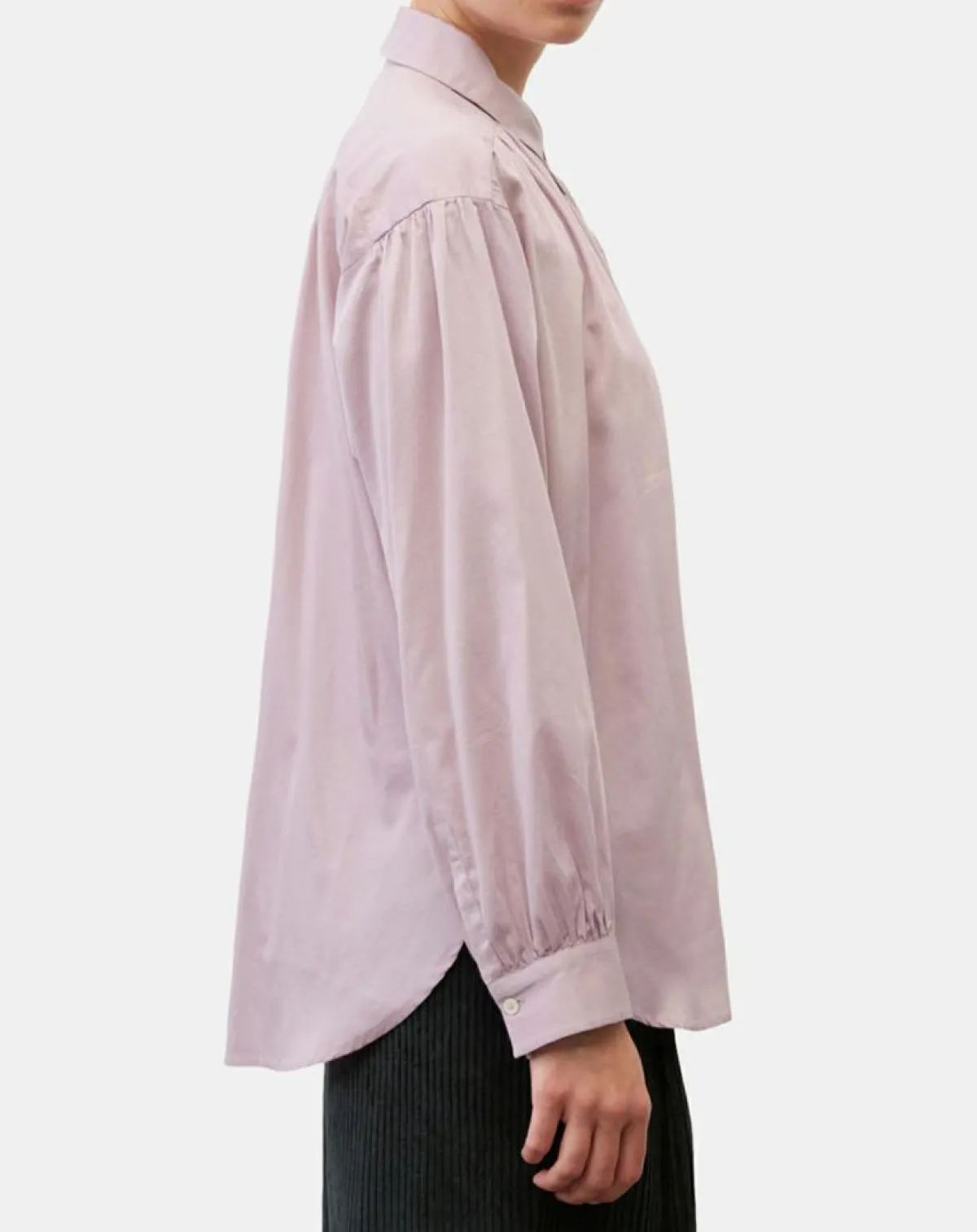 Marc O'Polo Tops Et Blouses|Blouse en Popeline col polo violet clair
