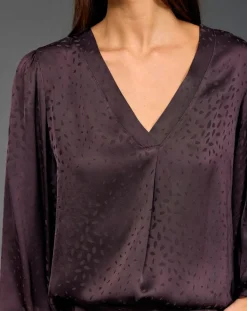 Lauren Vidal Tops Et Blouses|Blouse Enzo raisin