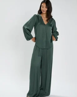 Lauren Vidal Tops Et Blouses|Blouse Enzo verte