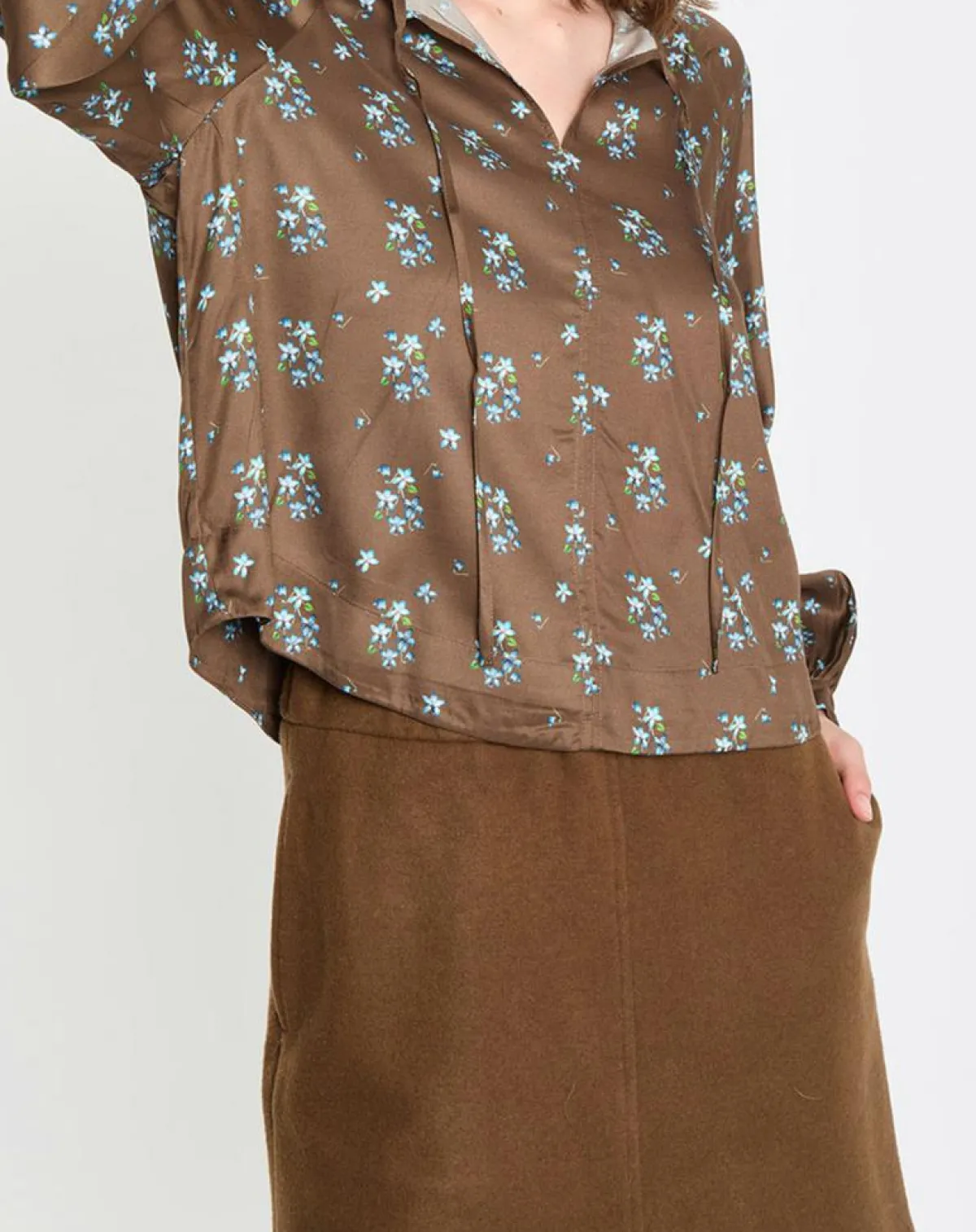 Marc O'Polo Tops Et Blouses|Blouse imprimée fleurs multicolore