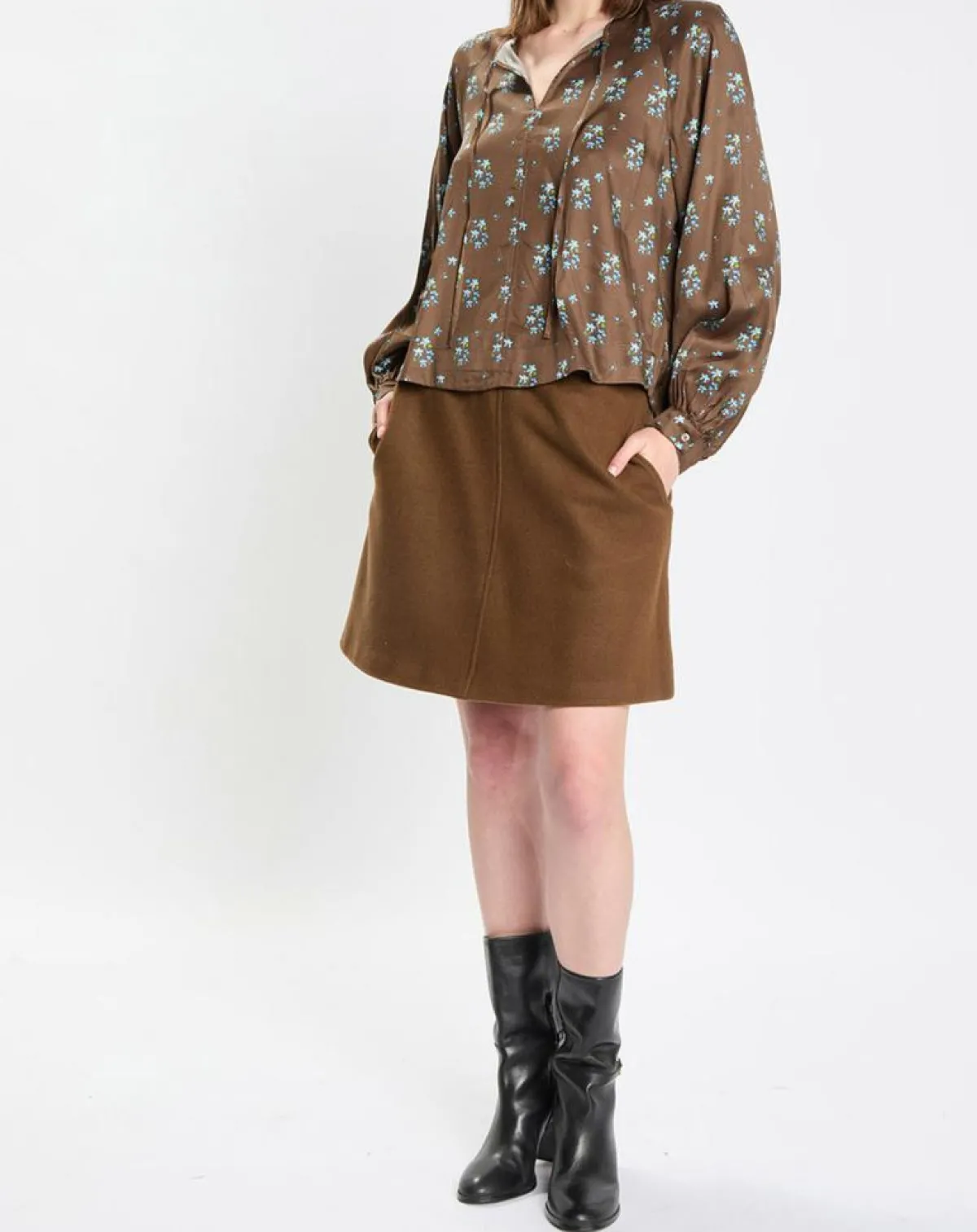 Marc O'Polo Tops Et Blouses|Blouse imprimée fleurs multicolore