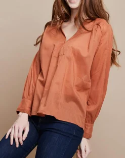 Mare di Latte Tops Et Blouses|Blouse Jampa Lace Detail canyon