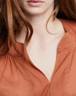 Mare di Latte Tops Et Blouses|Blouse Jampa Lace Detail canyon