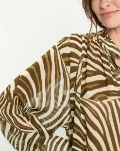 Lauren Vidal Tops Et Blouses|Blouse Jane verte