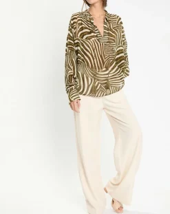 Lauren Vidal Tops Et Blouses|Blouse Jane verte