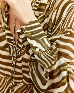 Lauren Vidal Tops Et Blouses|Blouse Jane verte