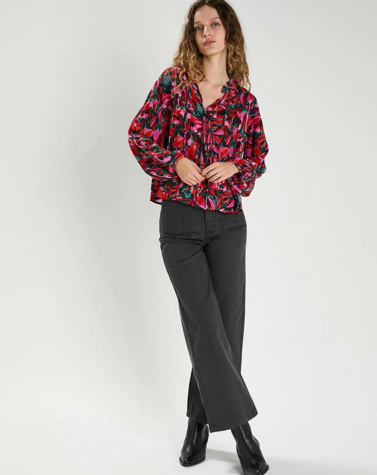 The Korner Tops Et Blouses|Blouse Jeanne multicolore