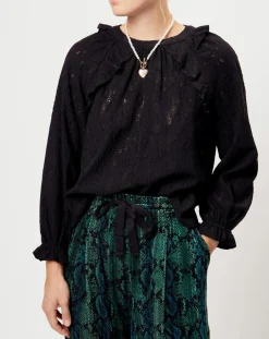 See u Soon Tops Et Blouses|Blouse Juliette noire