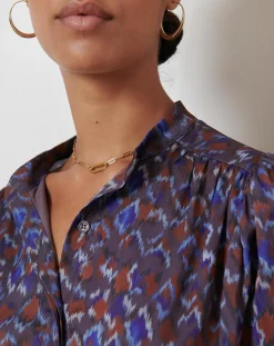 Garance Paris Tops Et Blouses|Blouse Ketty bleue