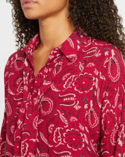 Suncoo Tops Et Blouses|Blouse Lamia rouge