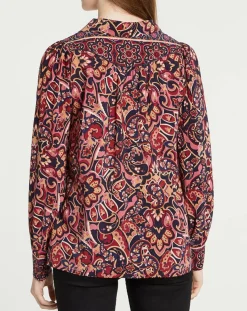 Suncoo Tops Et Blouses|Blouse Latimy imprimée rouge/bleu/rose