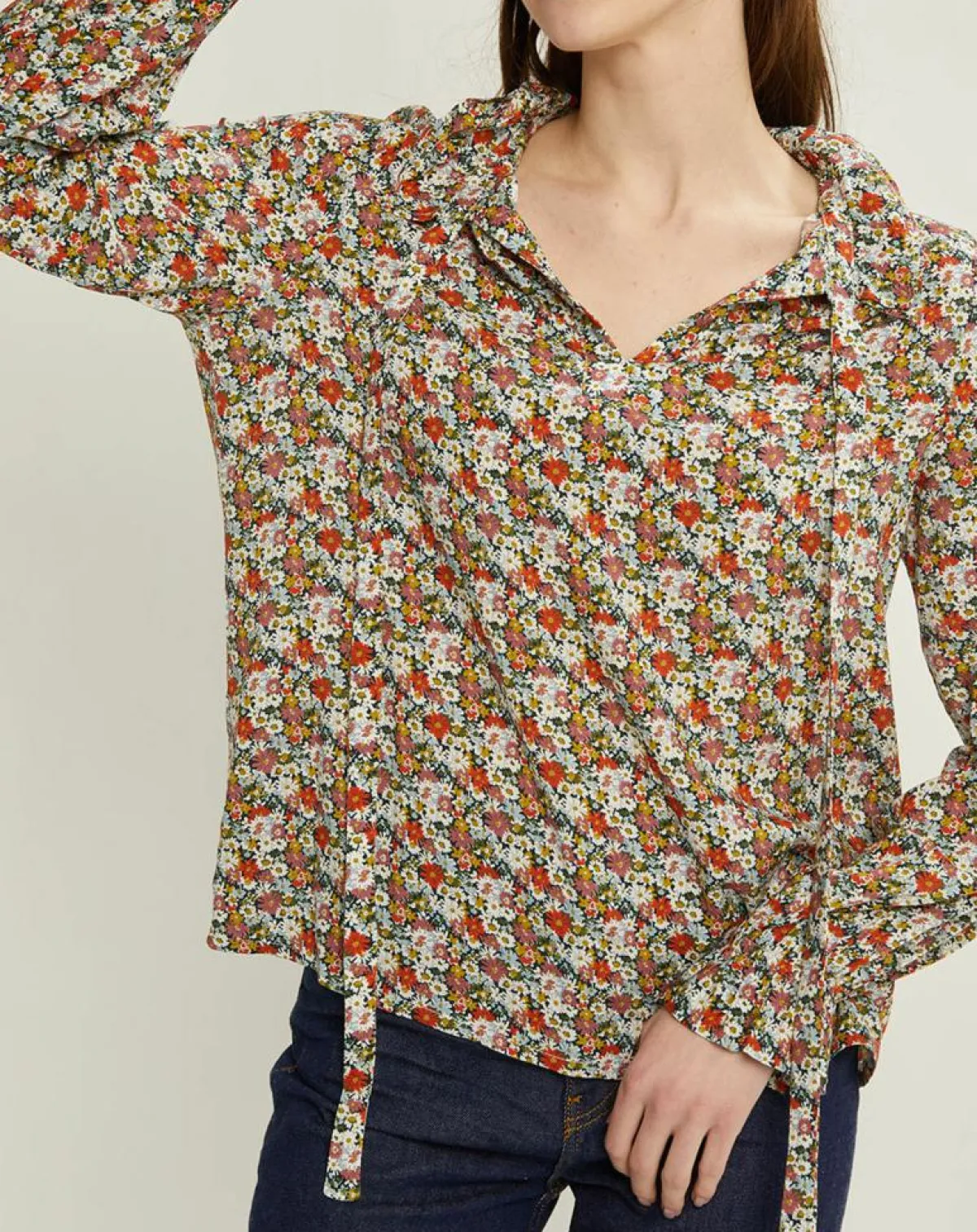Cyrillus Tops Et Blouses|Blouse Libby Liberty multicolore
