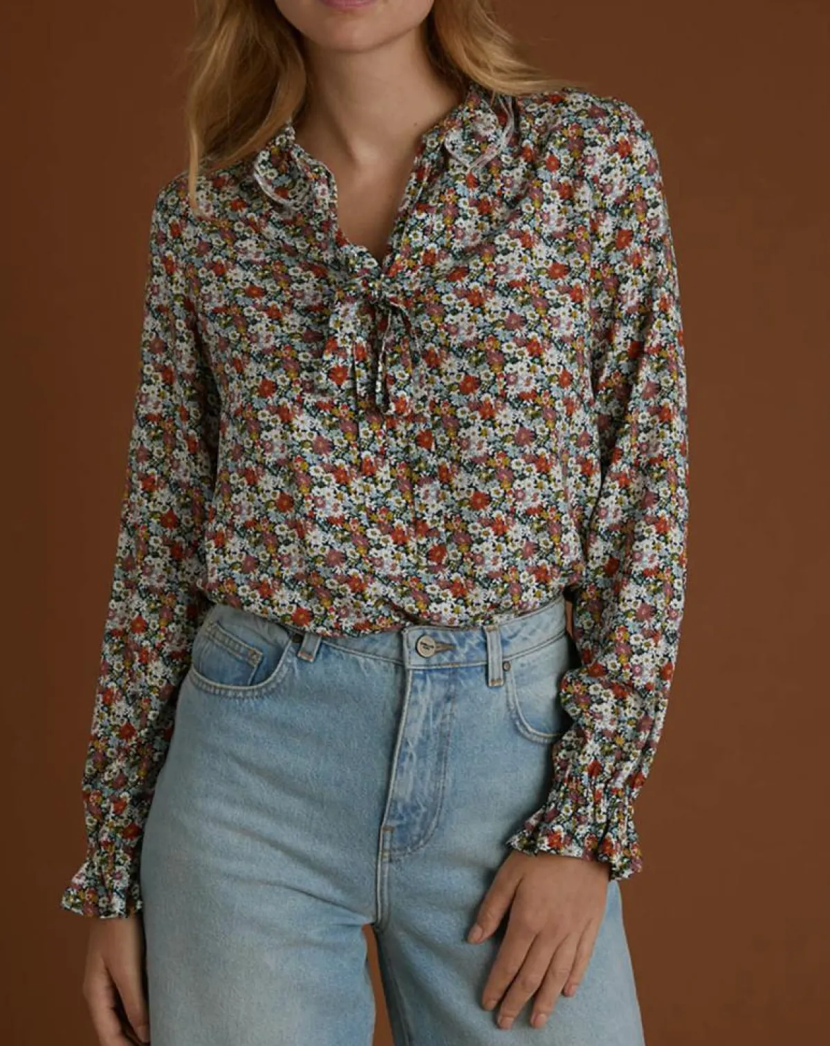 Cyrillus Tops Et Blouses|Blouse Libby Liberty multicolore