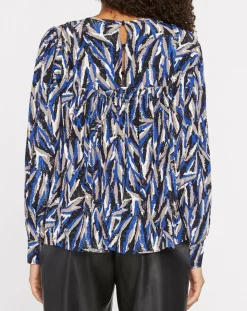 Suncoo Tops Et Blouses|Blouse Loika bleu roi