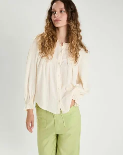 The Korner Tops Et Blouses|Blouse Léonie crème