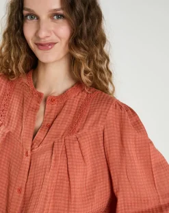 The Korner Tops Et Blouses|Blouse Léonie rouge