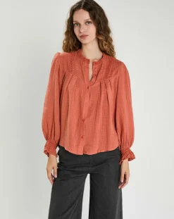 The Korner Tops Et Blouses|Blouse Léonie rouge