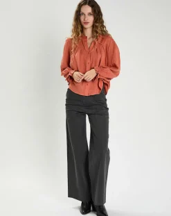 The Korner Tops Et Blouses|Blouse Léonie rouge