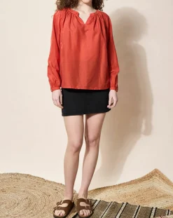 Louizon Tops Et Blouses|Blouse loose Olivera rouge