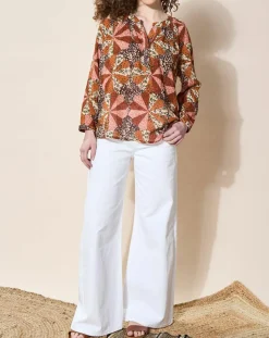 Louizon Tops Et Blouses|Blouse loose Partage paprika