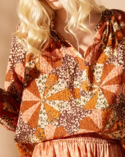 Louizon Tops Et Blouses|Blouse loose Partage paprika