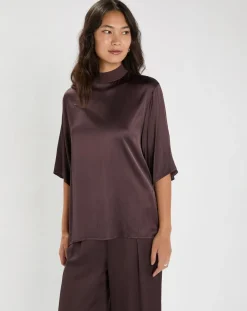 Lauren Vidal Tops Et Blouses|Blouse Mattie raisin