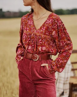 Garance Paris Tops Et Blouses|Blouse Melrose camel