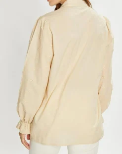 Lauren Vidal Tops Et Blouses|Blouse Mia vanille