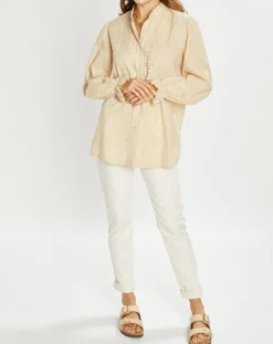 Lauren Vidal Tops Et Blouses|Blouse Mia vanille