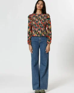 The Korner Tops Et Blouses|Blouse Nina multicolore