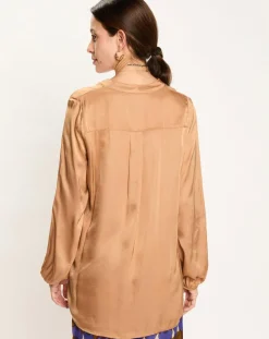 Lauren Vidal Tops Et Blouses|Blouse Nola havane