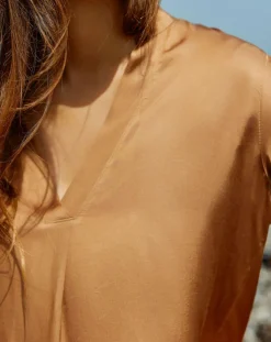 Lauren Vidal Tops Et Blouses|Blouse Nola havane