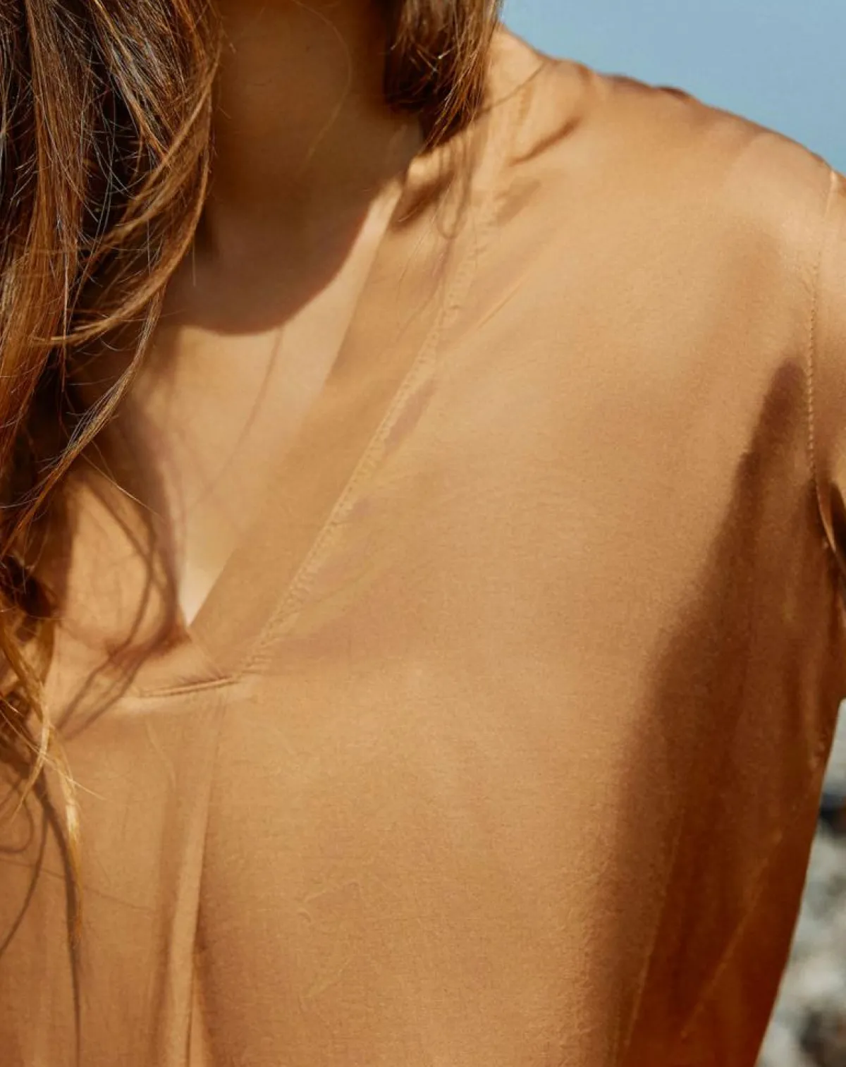 Lauren Vidal Tops Et Blouses|Blouse Nola havane