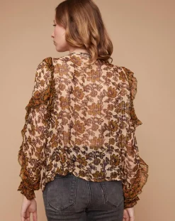 Louizon Tops Et Blouses|Blouse Ottis imprimée vanille