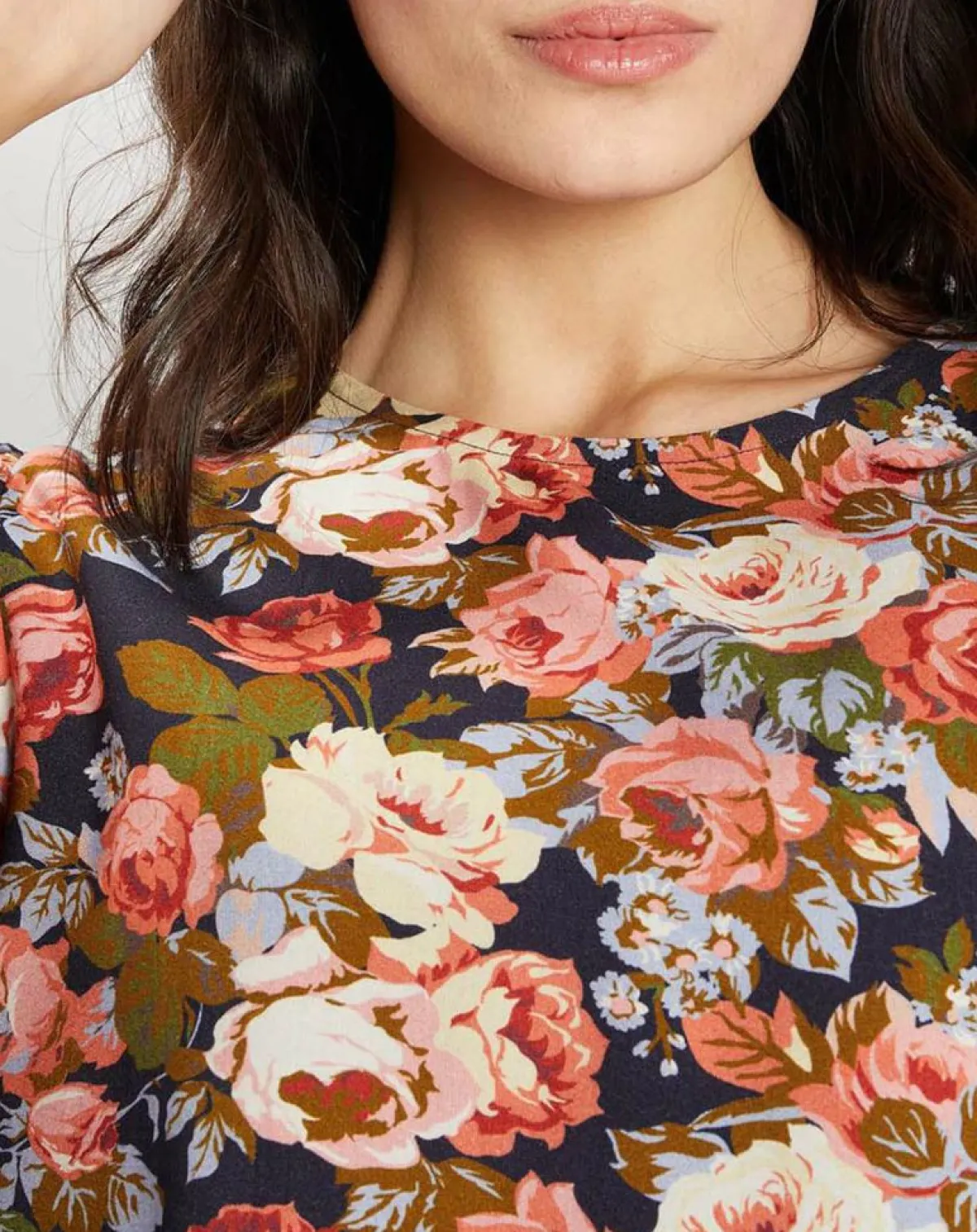 Manoush Tops Et Blouses|Blouse Patchwork encre