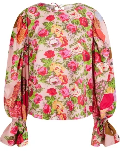 Manoush Tops Et Blouses|Blouse Patchwork rose