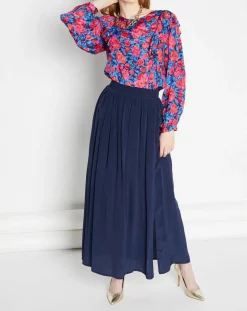 La Petite Etoile Tops Et Blouses|Blouse satinée Lexa rose/bleu
