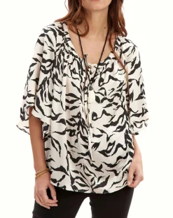 Lauren Vidal Tops Et Blouses|Blouse Store crème/noir