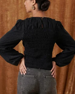 Garance Paris Tops Et Blouses|Blouse Tatoo noire