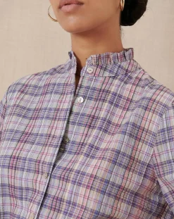 Garance Paris Tops Et Blouses|Blouse Tea bleue