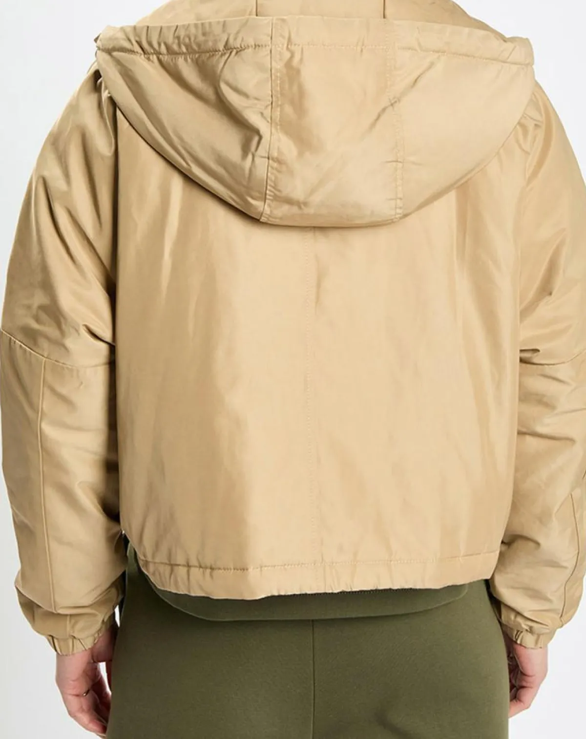Marc O'Polo Vestes, Blousons|Blouson court à capuche poches zip beige
