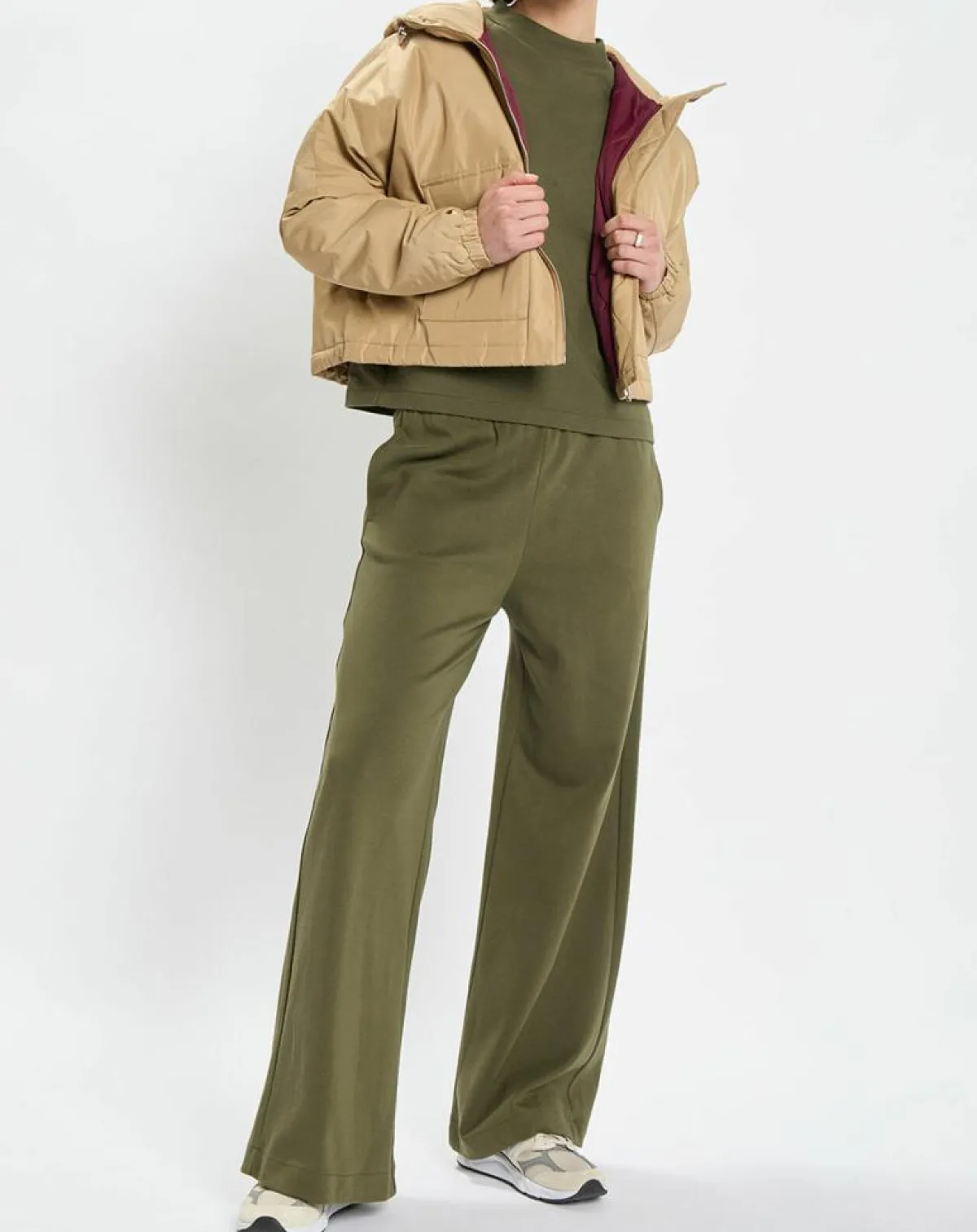 Marc O'Polo Vestes, Blousons|Blouson court à capuche poches zip beige