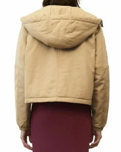 Marc O'Polo Vestes, Blousons|Blouson court à capuche poches zip beige