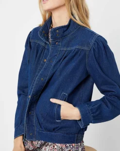 Molly Bracken Vestes, Blousons|Blouson en jean bleu