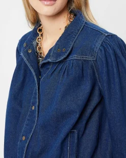 Molly Bracken Vestes, Blousons|Blouson en jean bleu
