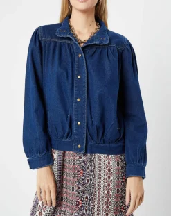 Molly Bracken Vestes, Blousons|Blouson en jean bleu