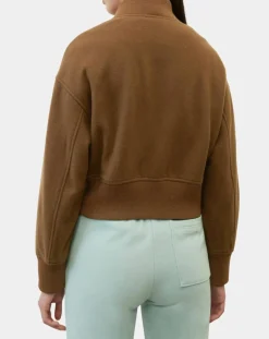 Marc O'Polo Vestes, Blousons|Blouson en Laine mélangée Cropped marron